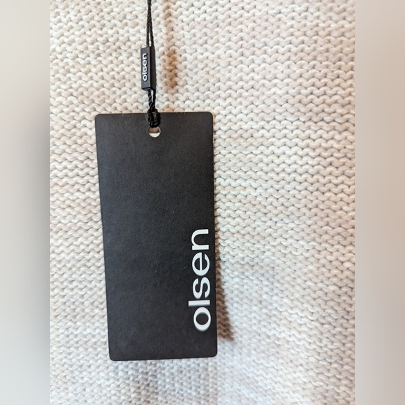 Olsen Europe Red Maple Cable Cotton Knit Sweater Size XL NWT - Picture 8 of 14